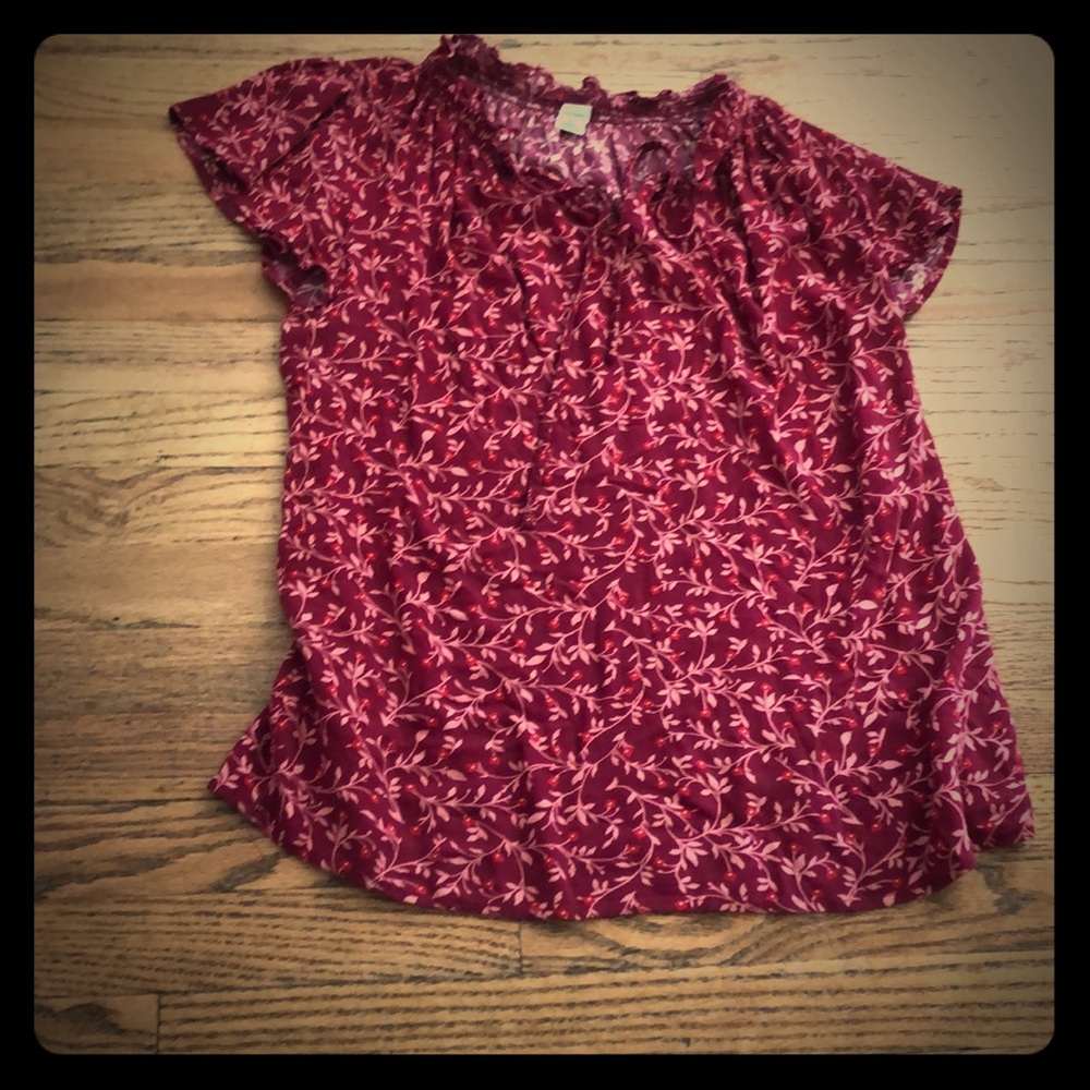 Pink blouse